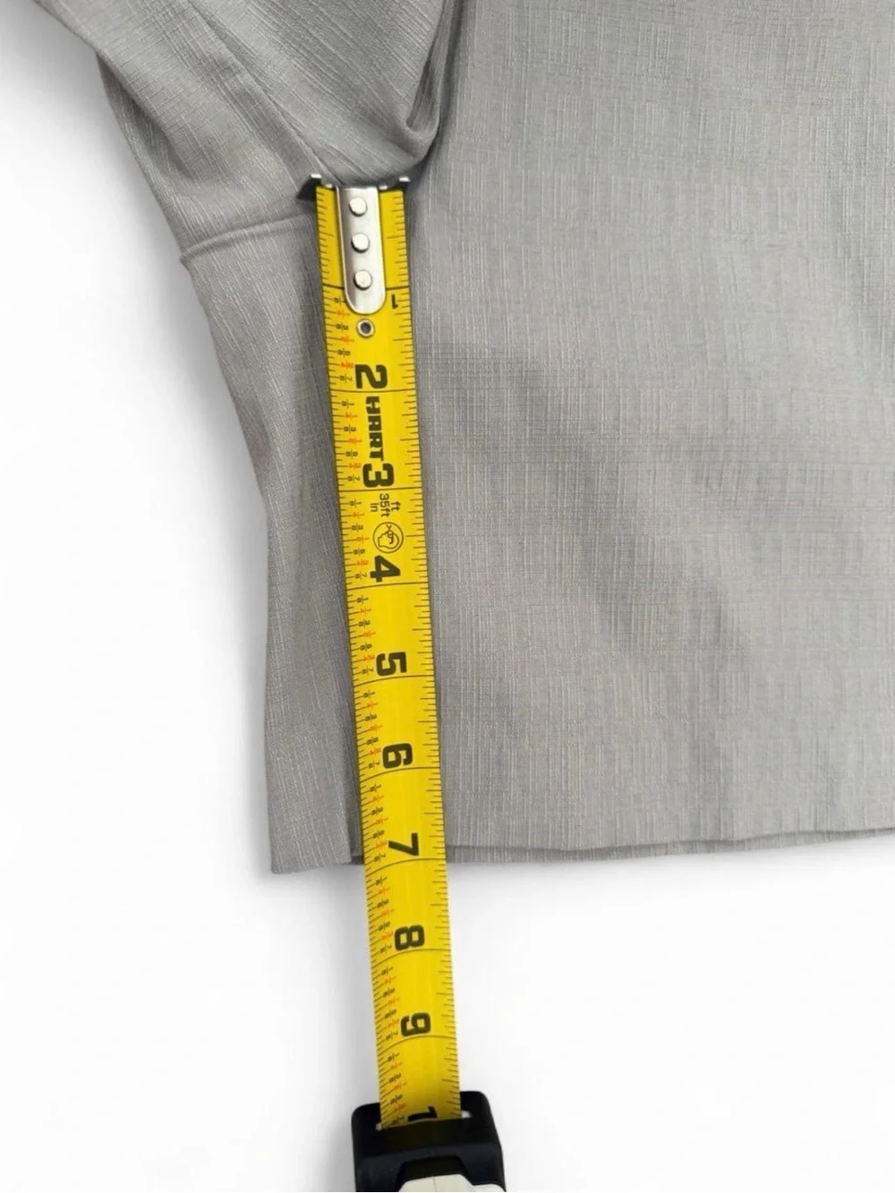 Women's Tailored Gray Bermuda Shorts with Side Slits